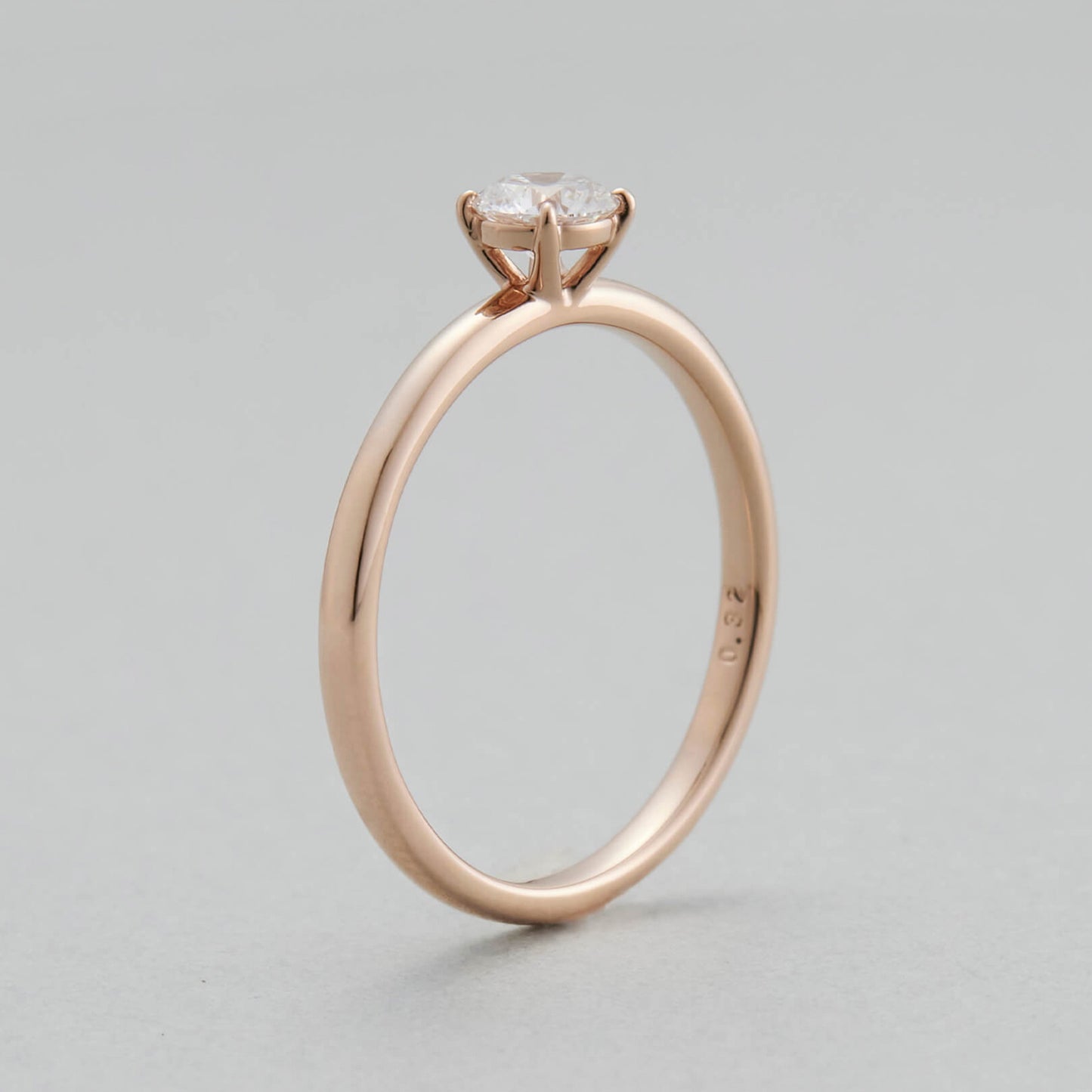 HA SIMPLY Ring / K18 Pink Gold / 0.3 Carat