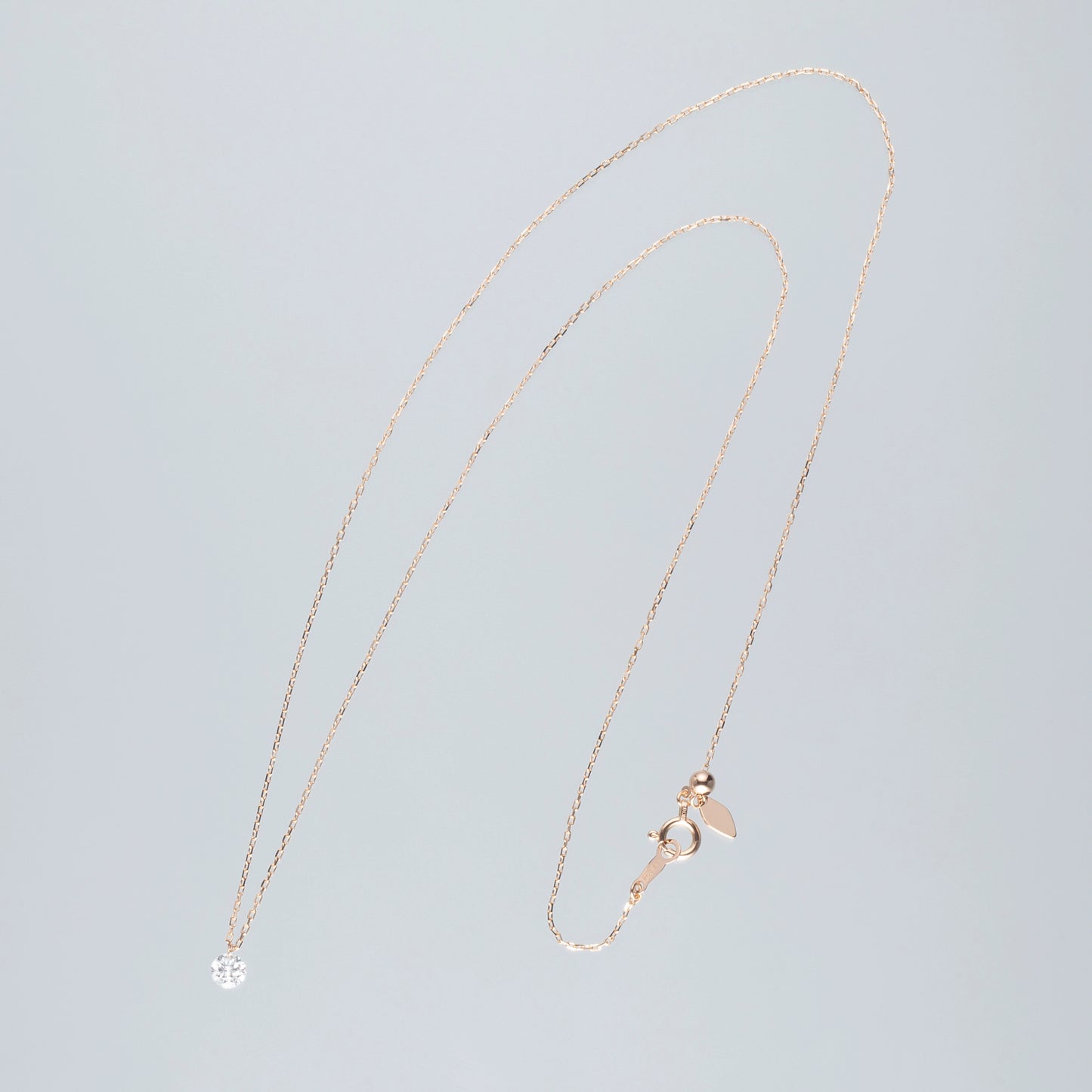 INNOCENCE1 Necklace / K18 Pink gold / 0.2 Carat