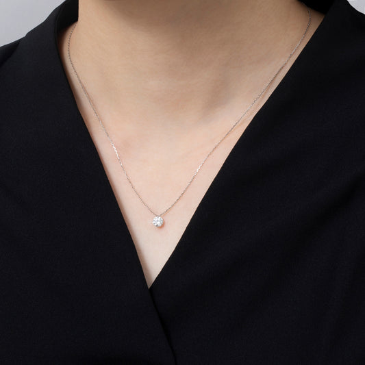 INNOCENCE 1 grain necklace / PT850 Platinum / 0.5 carat