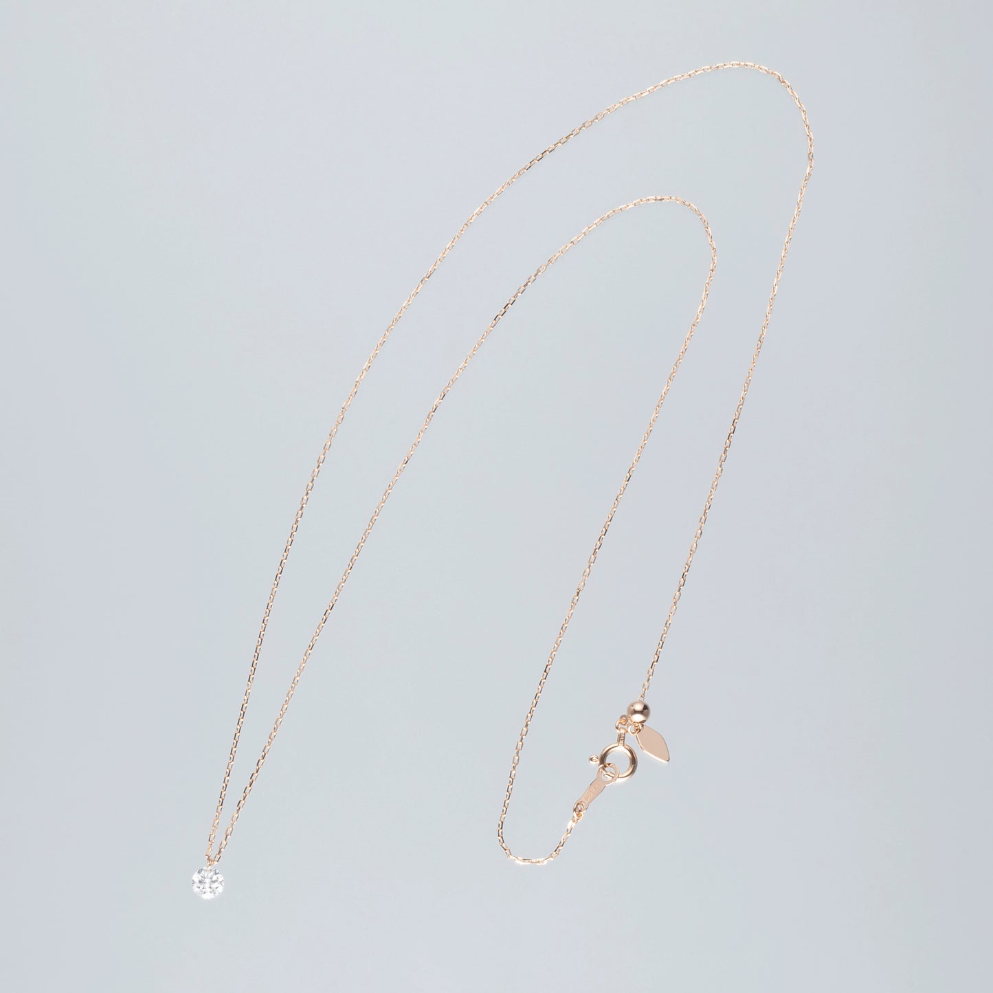 INNOCENCE1 Necklace / K18 Pink gold / 0.1 Carat