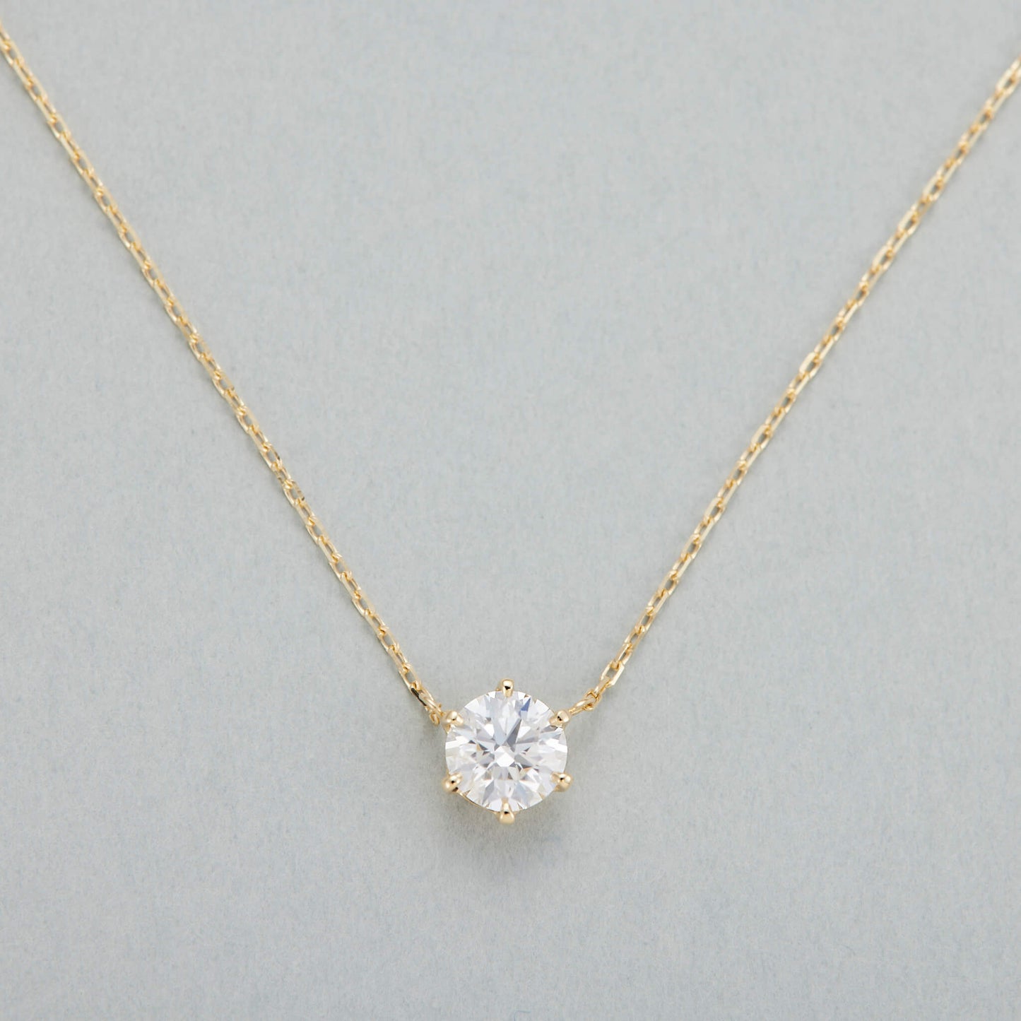 HA SIMPLY Necklace / K18 Yellow Gold / 0.5 Carat