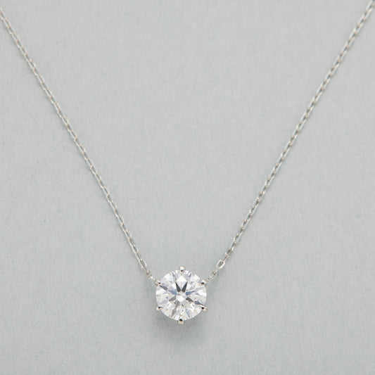 HA SIMPLY Necklace / PT900 Platinum / 0.7 Carat