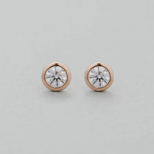 HA Simpingluna Earrings / K18 Pink Gold / 0.2 Carat